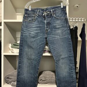 Levi's Dark Blue Straight-Leg Jeans